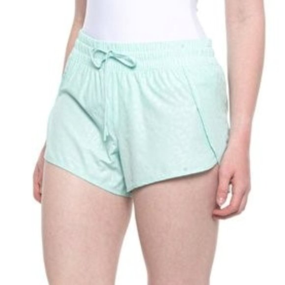 90 Degree by Reflex Woven Blue Light Running Shorts with Built-In Briefs - Picture 1 of 9